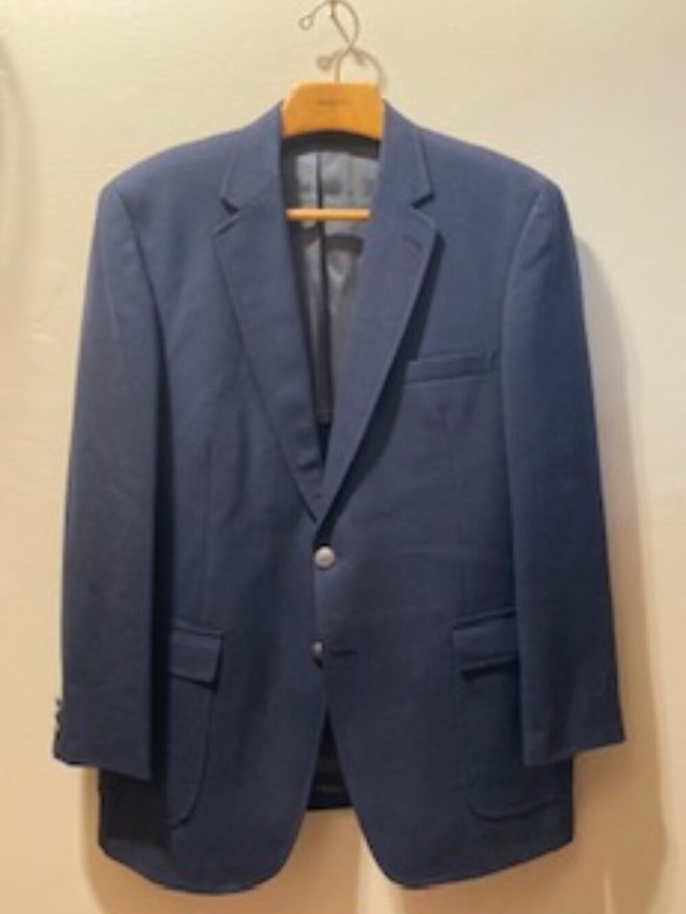 Botany 500 Younkers blazer, Navy Blue, 40Reg